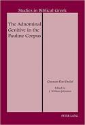  The adnominal genitive in the Pauline corpus 